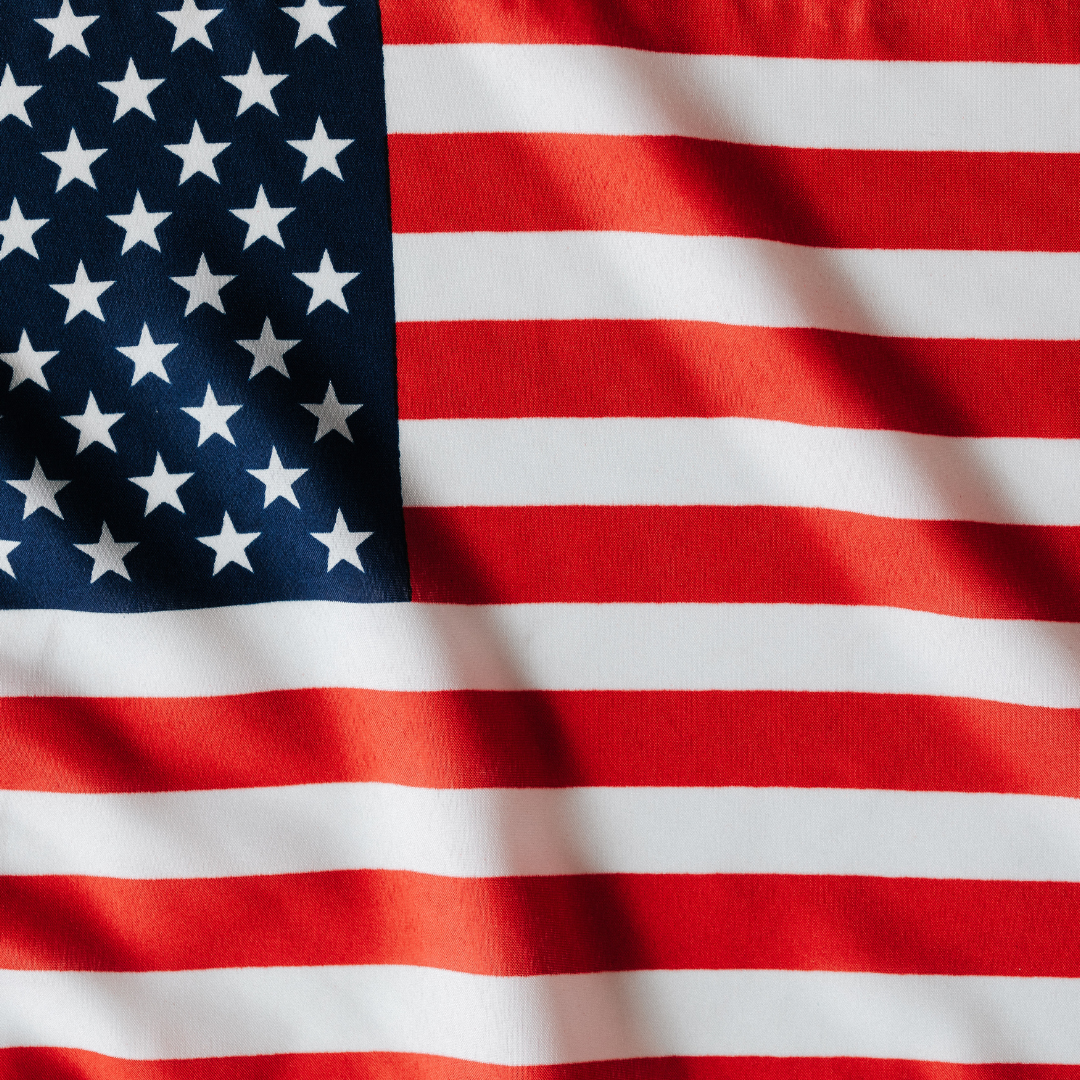 This is a picture of an American flag. 