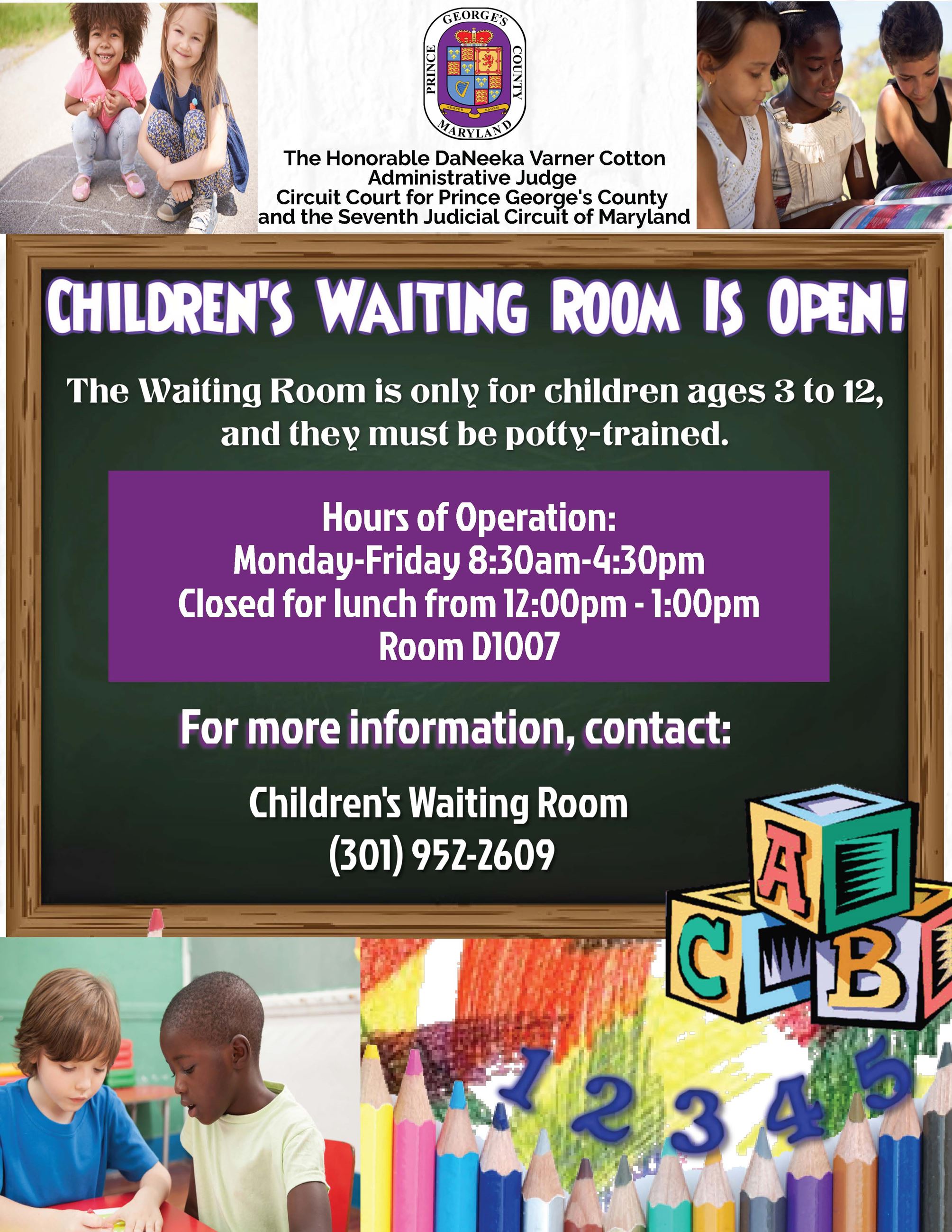 Childrens Waiting Room Flyer 2023