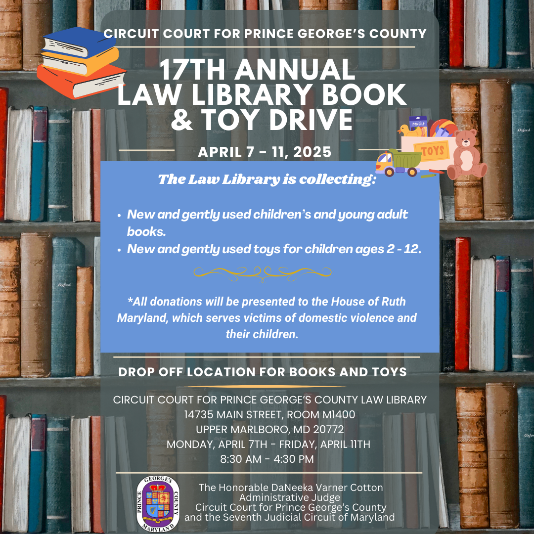Law Library Book Drive 
