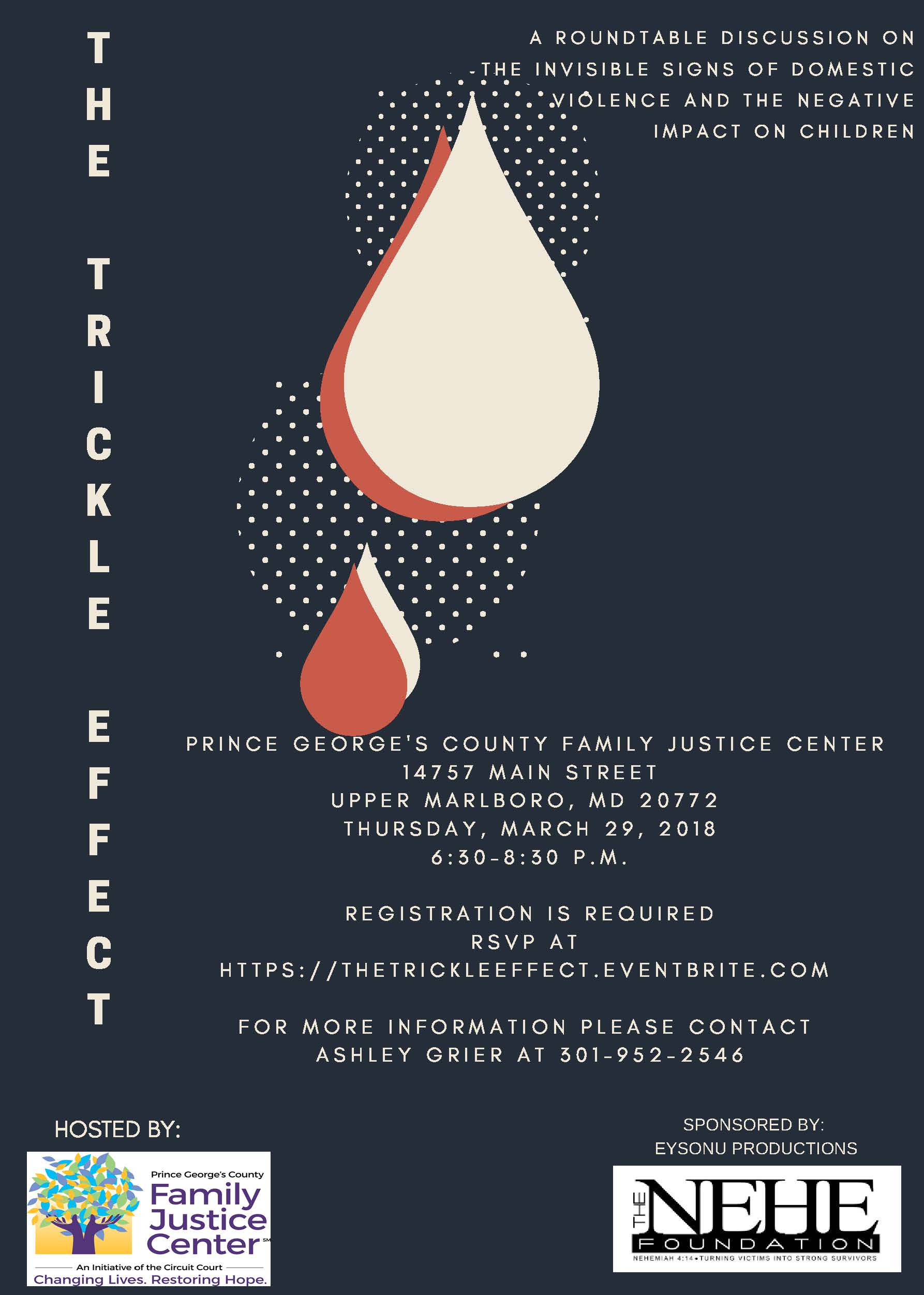 The Trickle Effect Event Flyer 2018